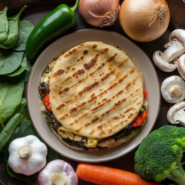 Pupusas Vegetarianas De Maiz